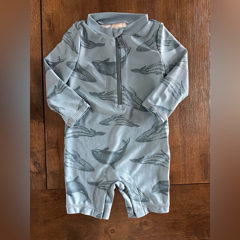 Carter's Blue Whale Baby Outfit